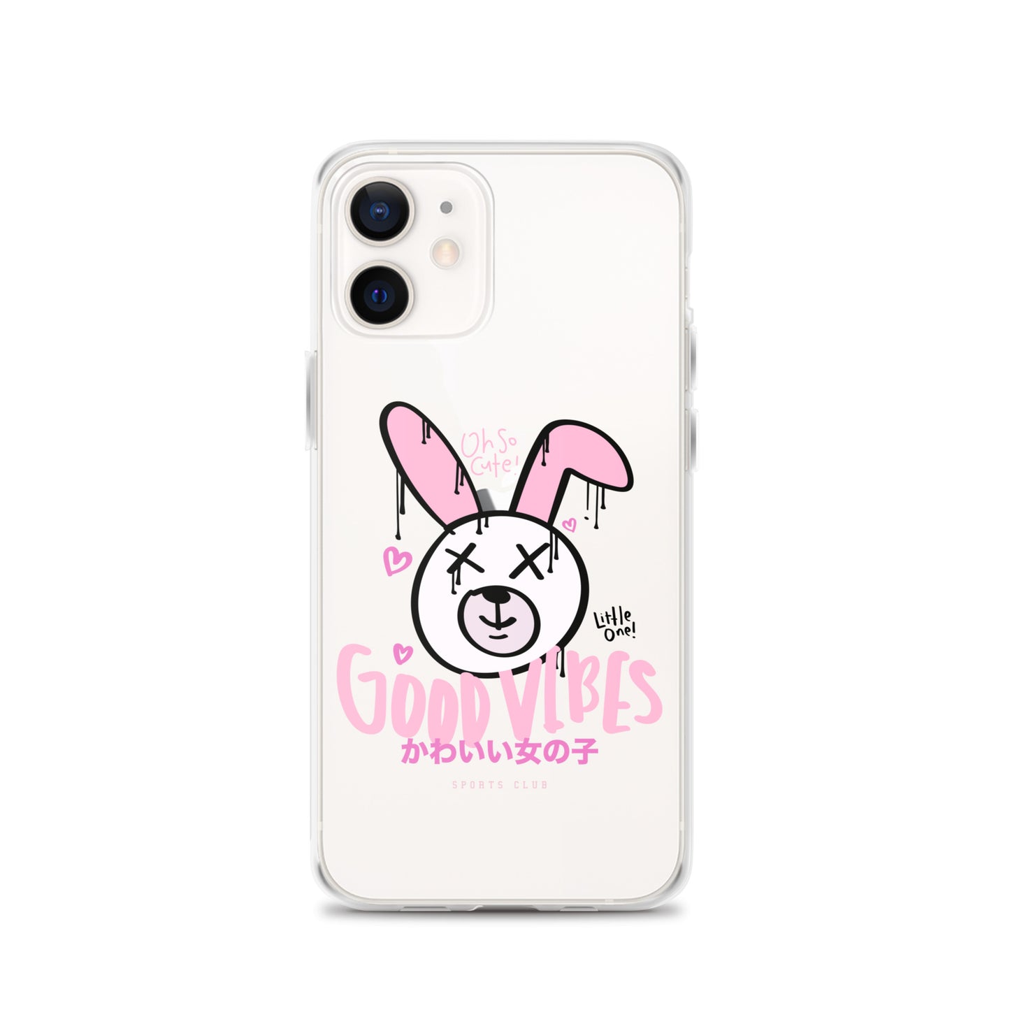 iPhone® Case - Rabbit with Good Vibes - iPhone12/15 - All Colours