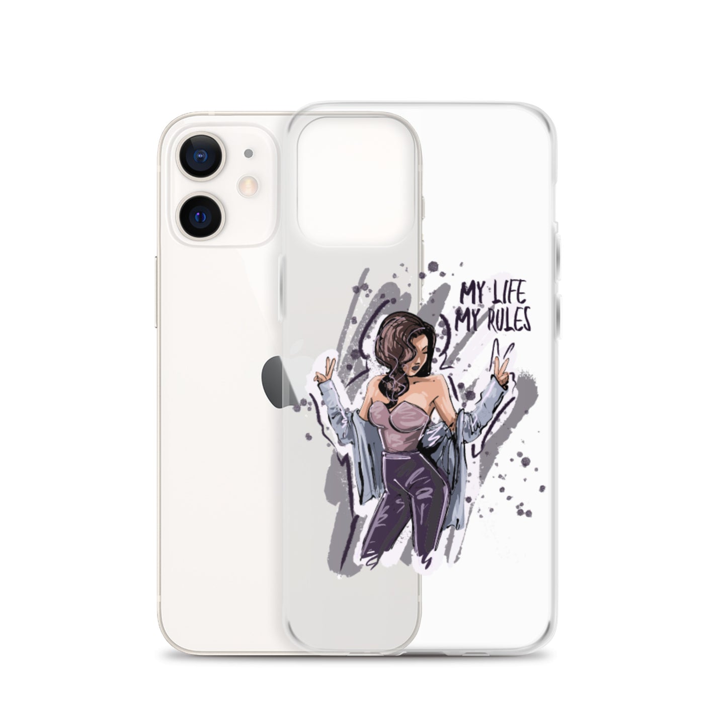 iPhone® Case - My Life My Rules - iPhone12/15 - Light Color