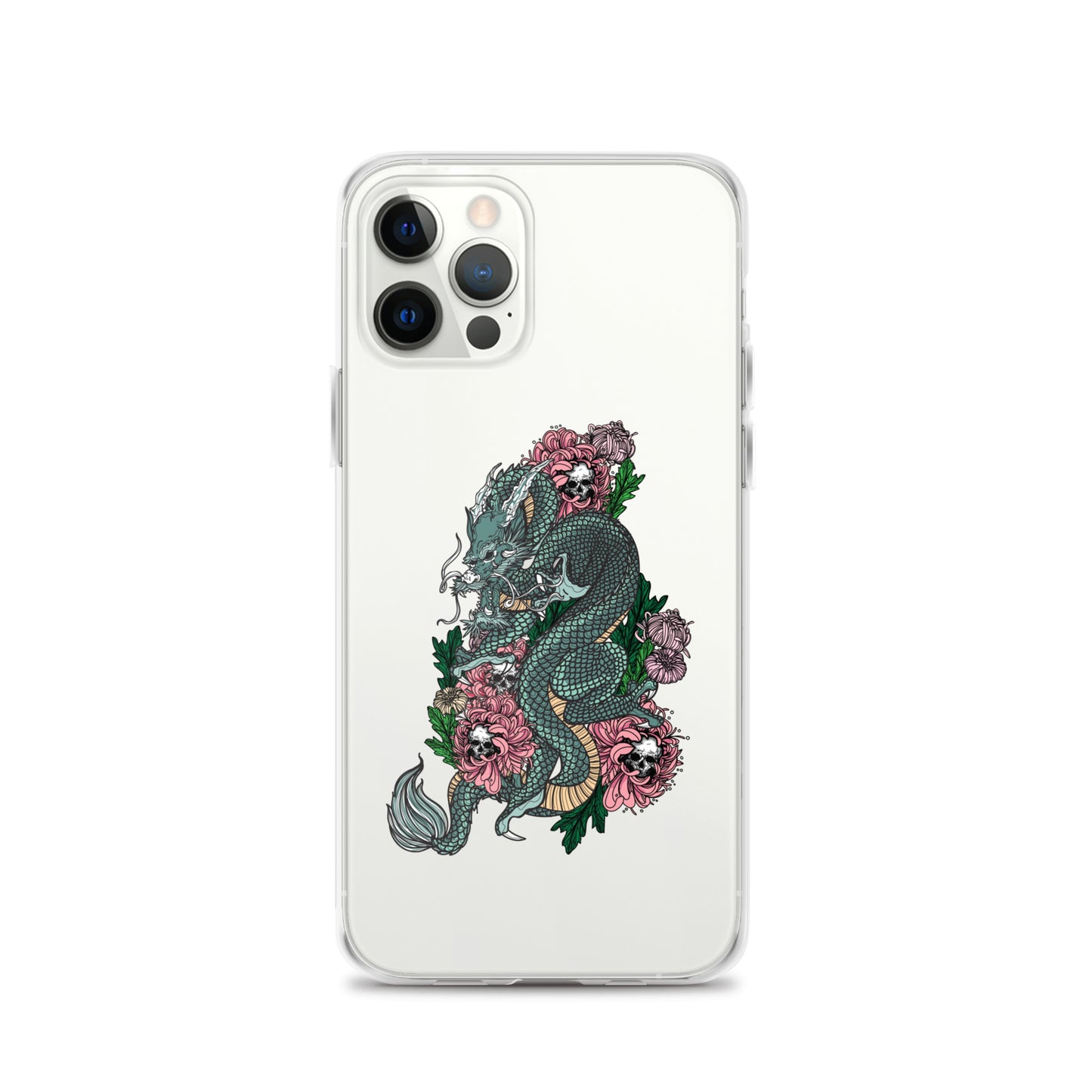 iPhone® Case - Dragon in Flower - iPhone12/15 - All Colours