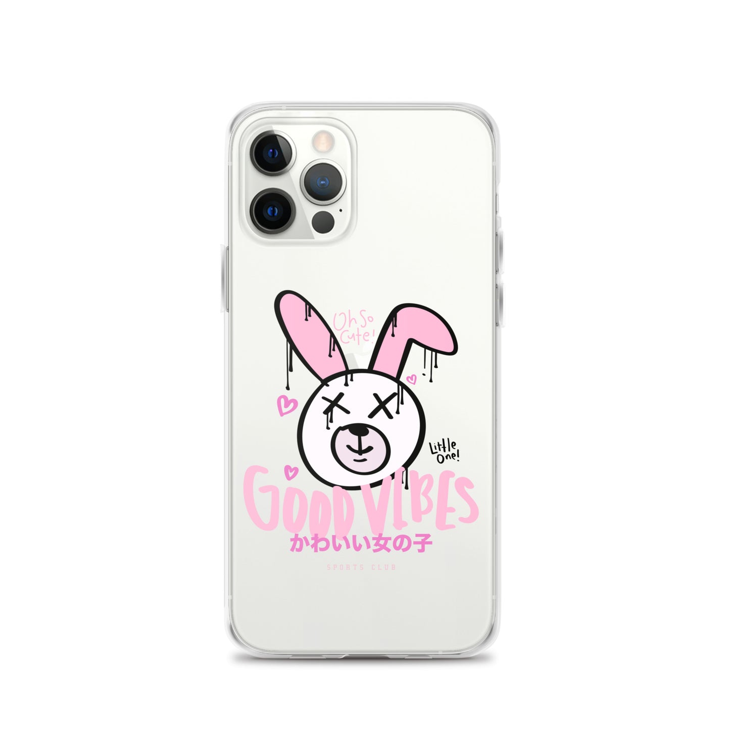 iPhone® Case - Rabbit with Good Vibes - iPhone12/15 - All Colours