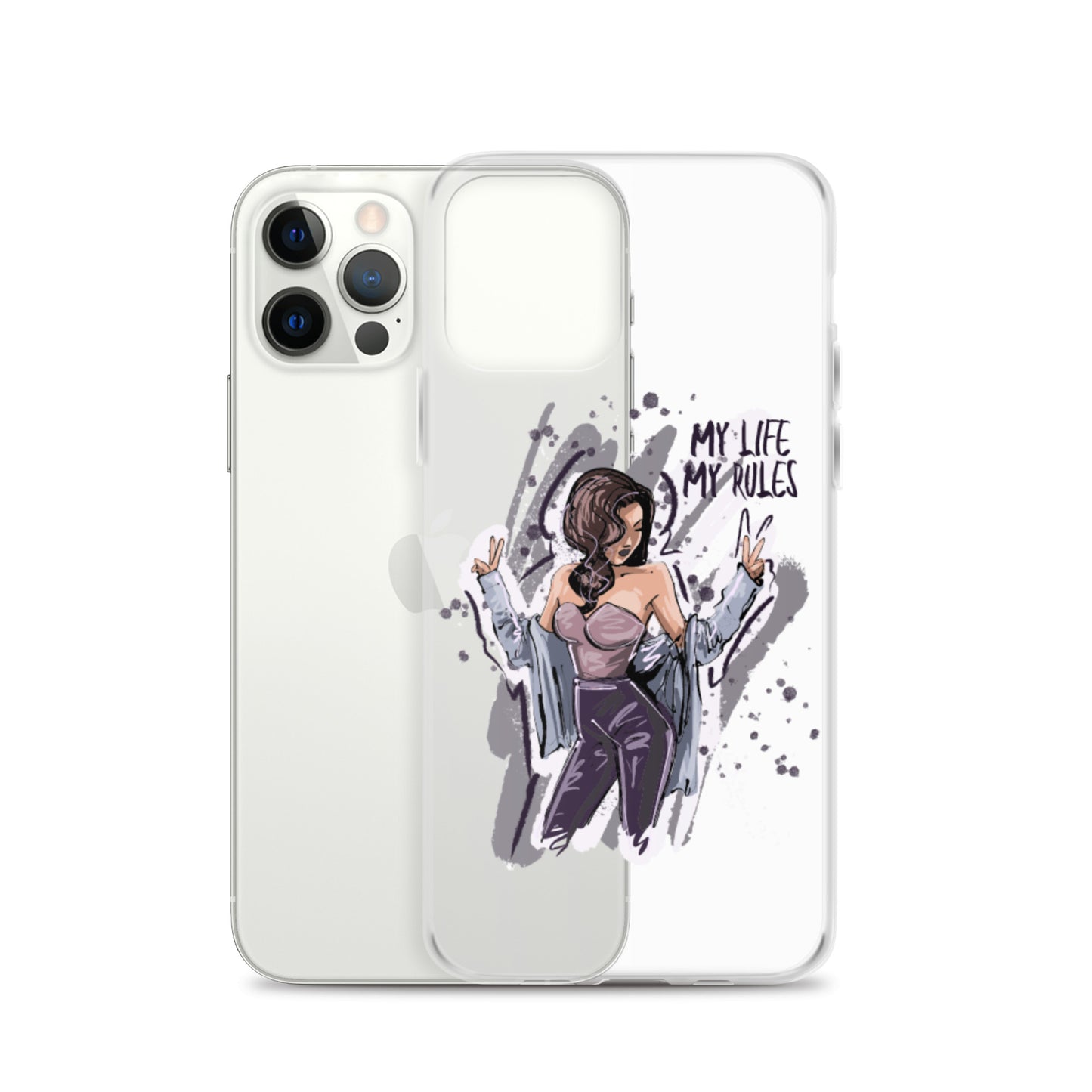 iPhone® Case - My Life My Rules - iPhone12/15 - Light Color