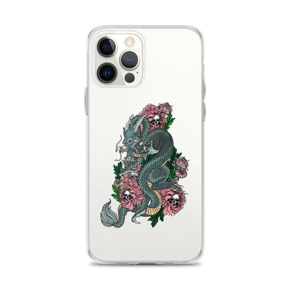 iPhone® Case - Dragon in Flower - iPhone12/15 - All Colours