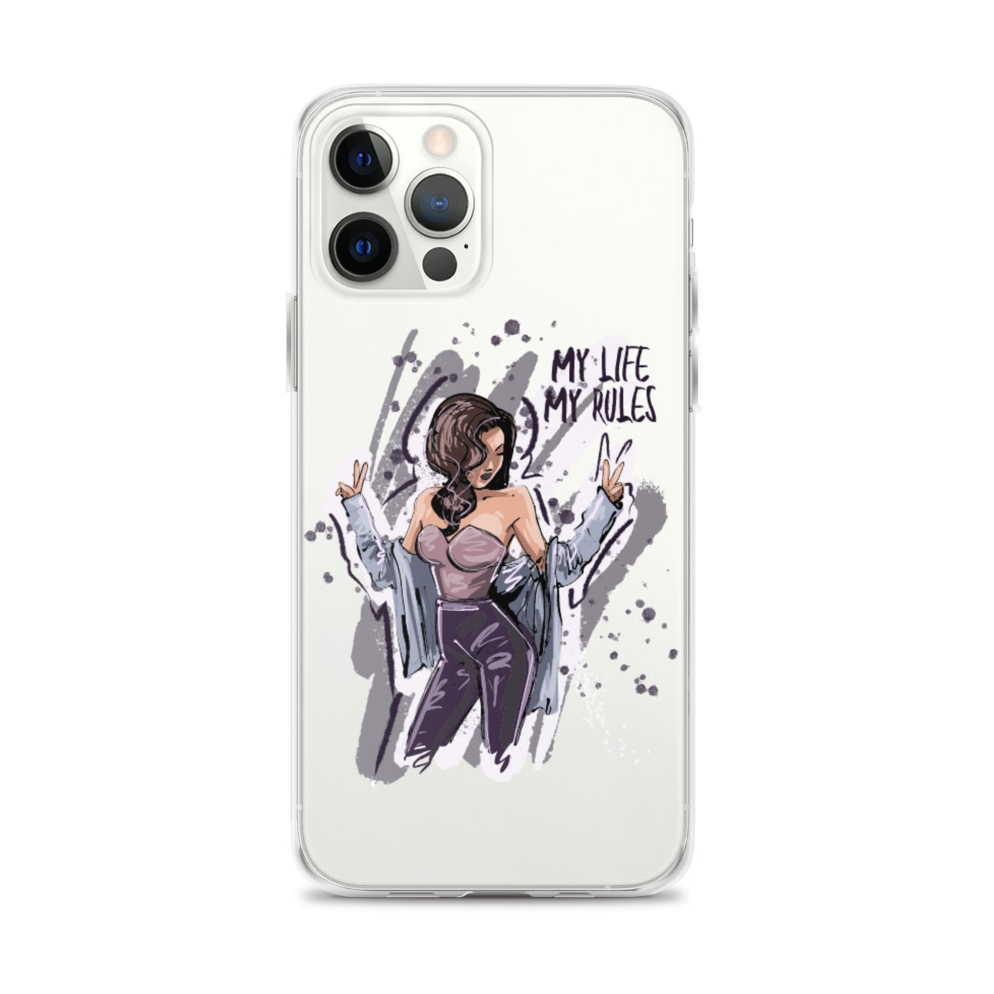 iPhone® Case - My Life My Rules - iPhone12/15 - Light Color