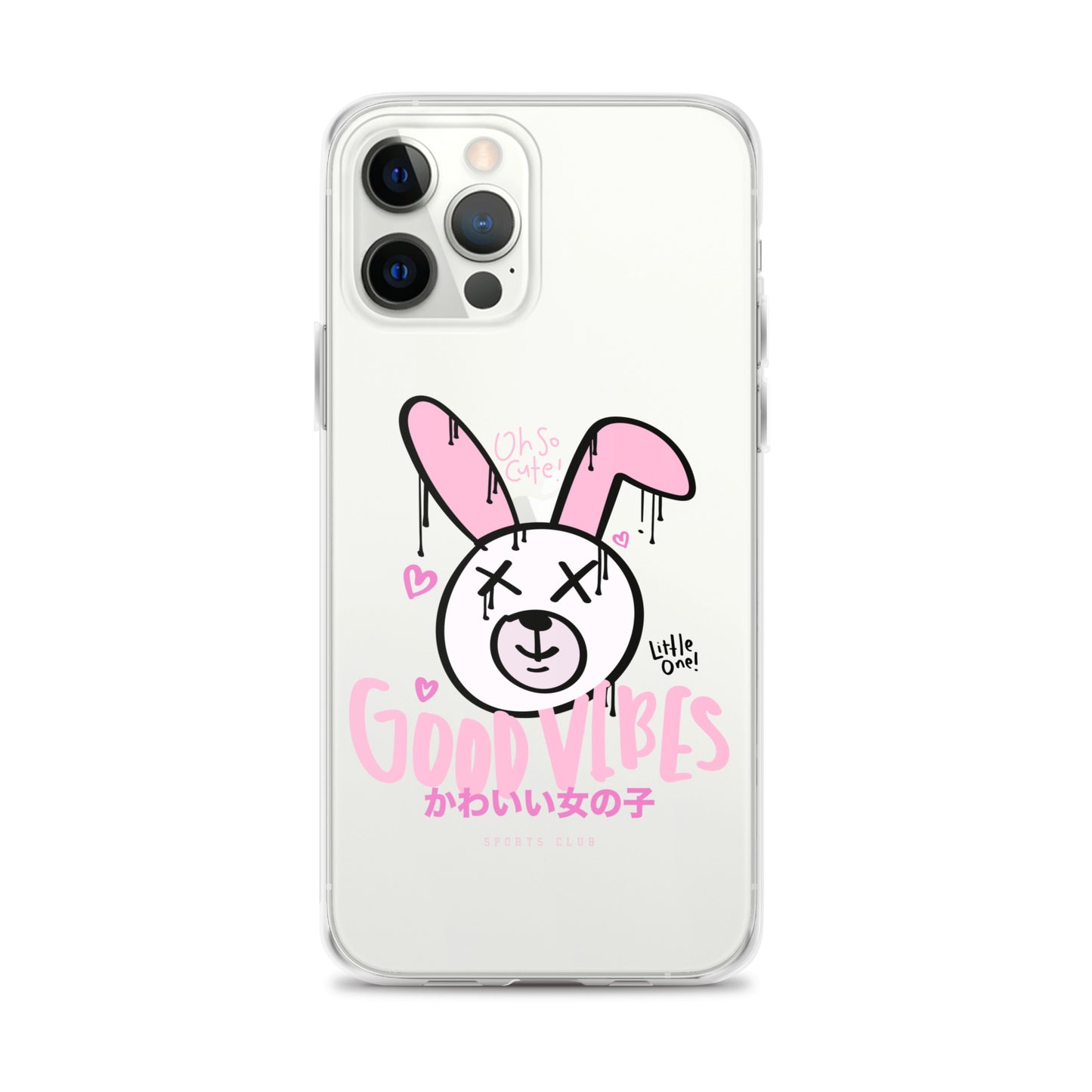 iPhone® Case - Rabbit with Good Vibes - iPhone12/15 - All Colours