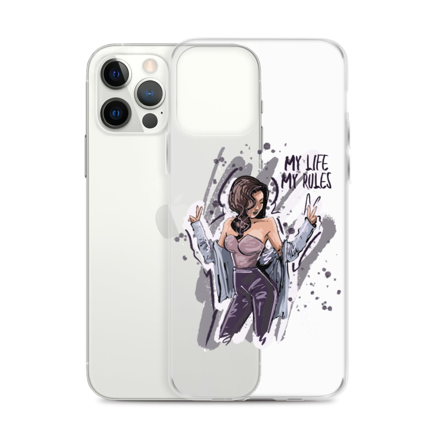 iPhone® Case - My Life My Rules - iPhone12/15 - Light Color