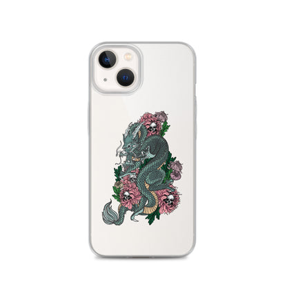 iPhone® Case - Dragon in Flower - iPhone12/15 - All Colours