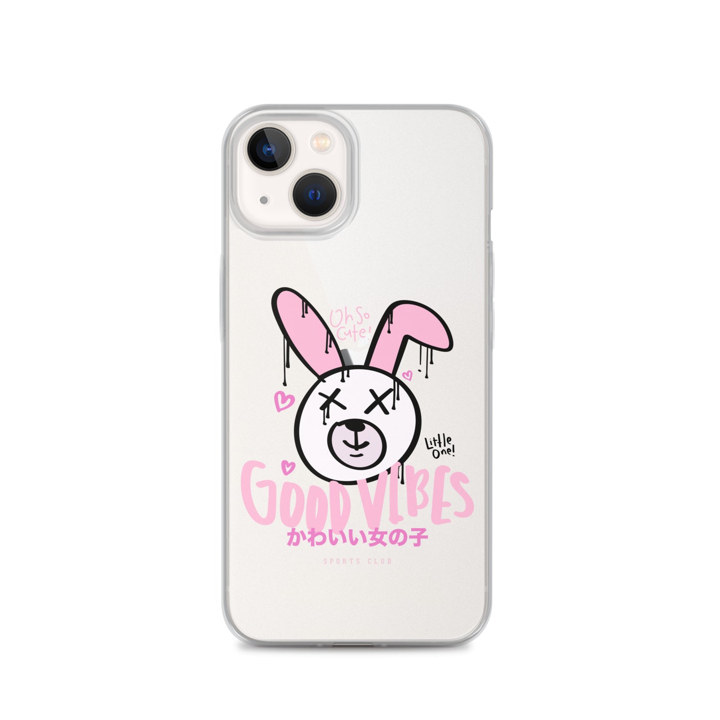 iPhone® Case - Rabbit with Good Vibes - iPhone12/15 - All Colours