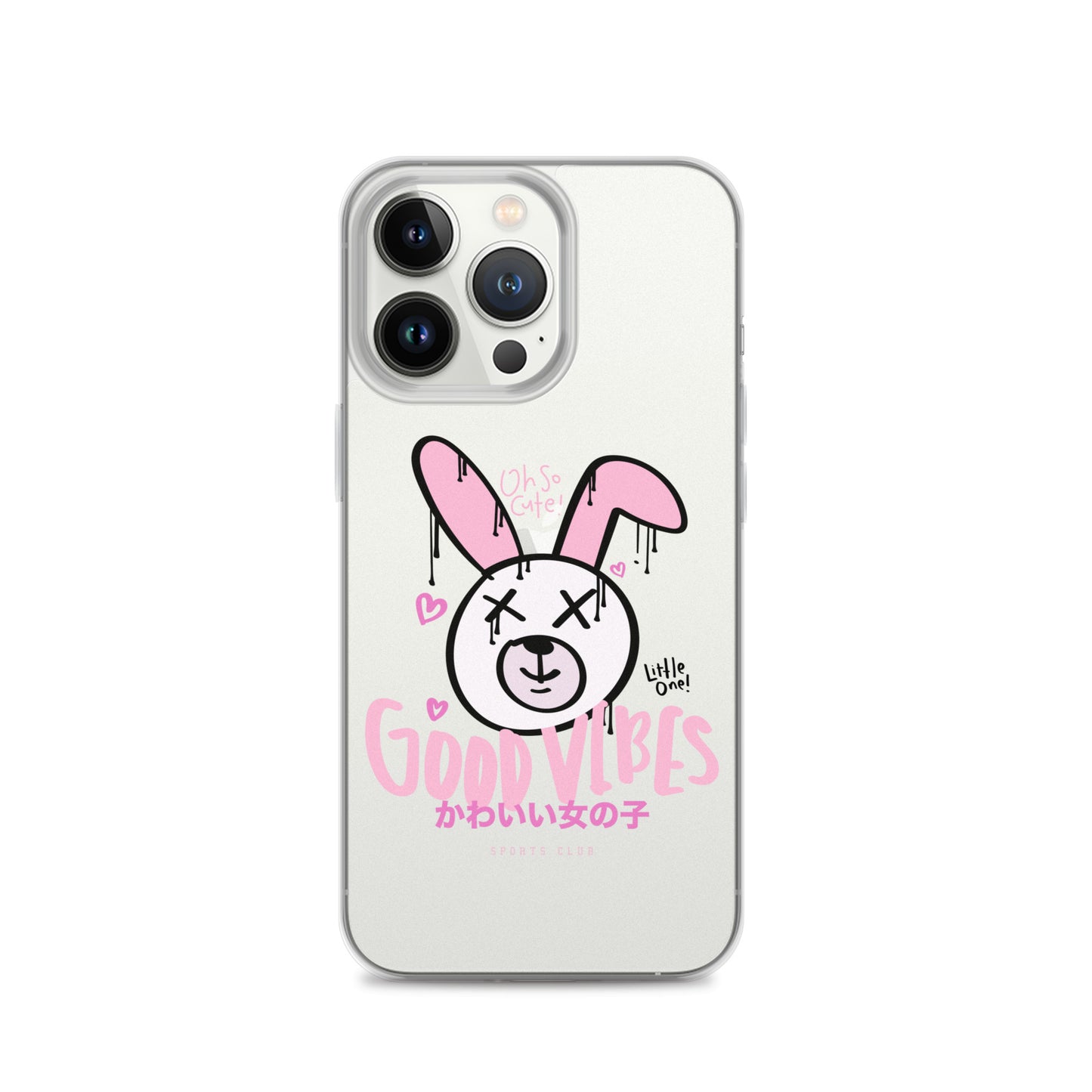 iPhone® Case - Rabbit with Good Vibes - iPhone12/15 - All Colours