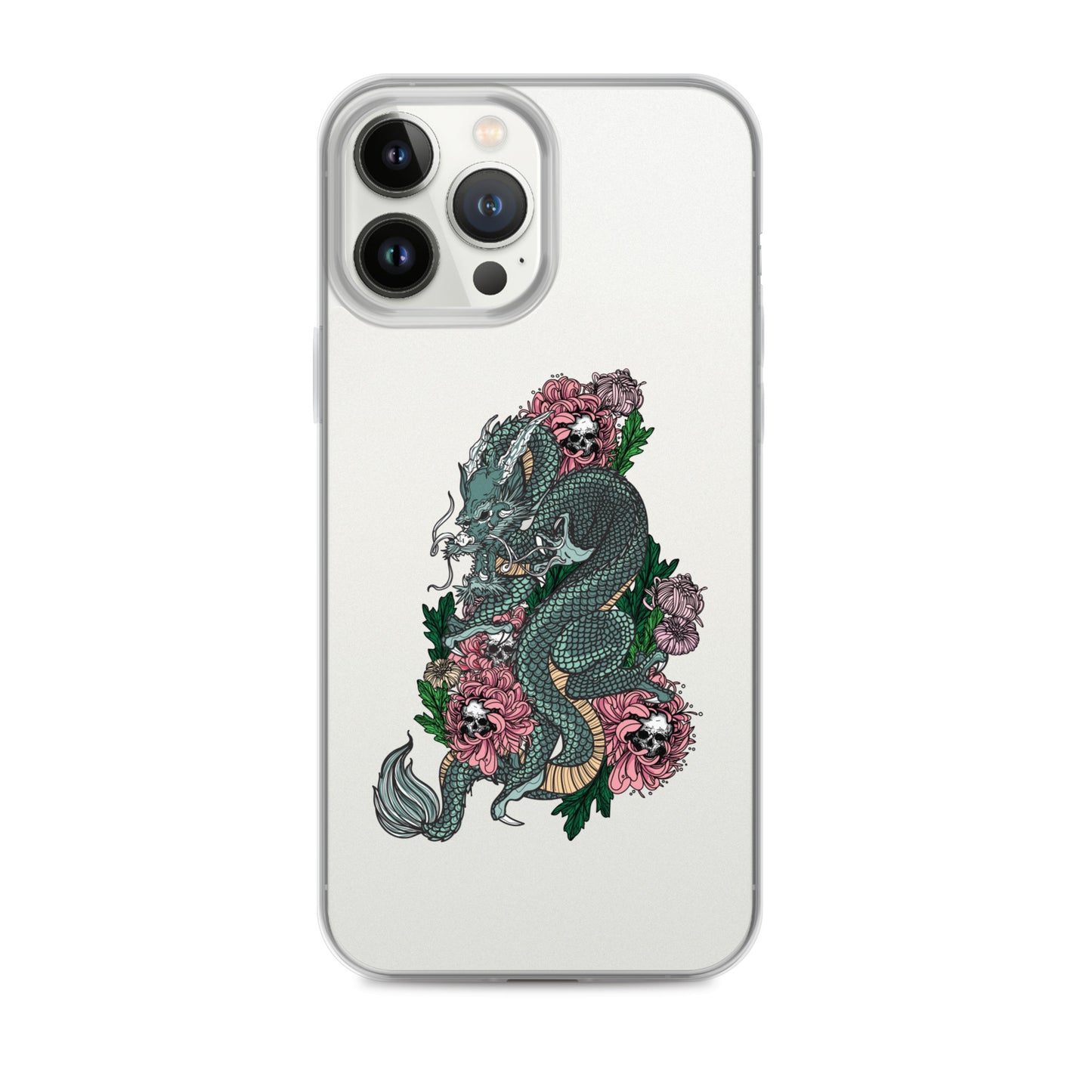 iPhone® Case - Dragon in Flower - iPhone12/15 - All Colours