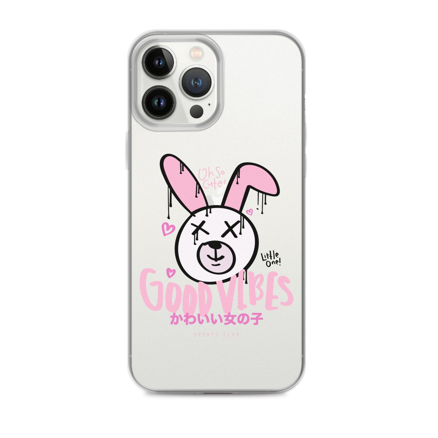 iPhone® Case - Rabbit with Good Vibes - iPhone12/15 - All Colours