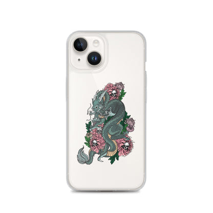 iPhone® Case - Dragon in Flower - iPhone12/15 - All Colours