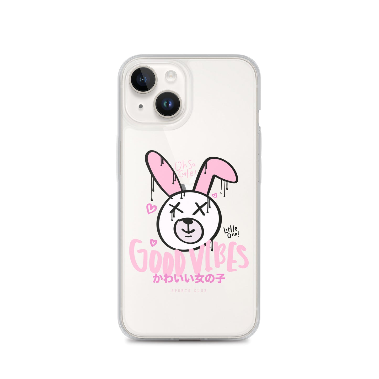 iPhone® Case - Rabbit with Good Vibes - iPhone12/15 - All Colours