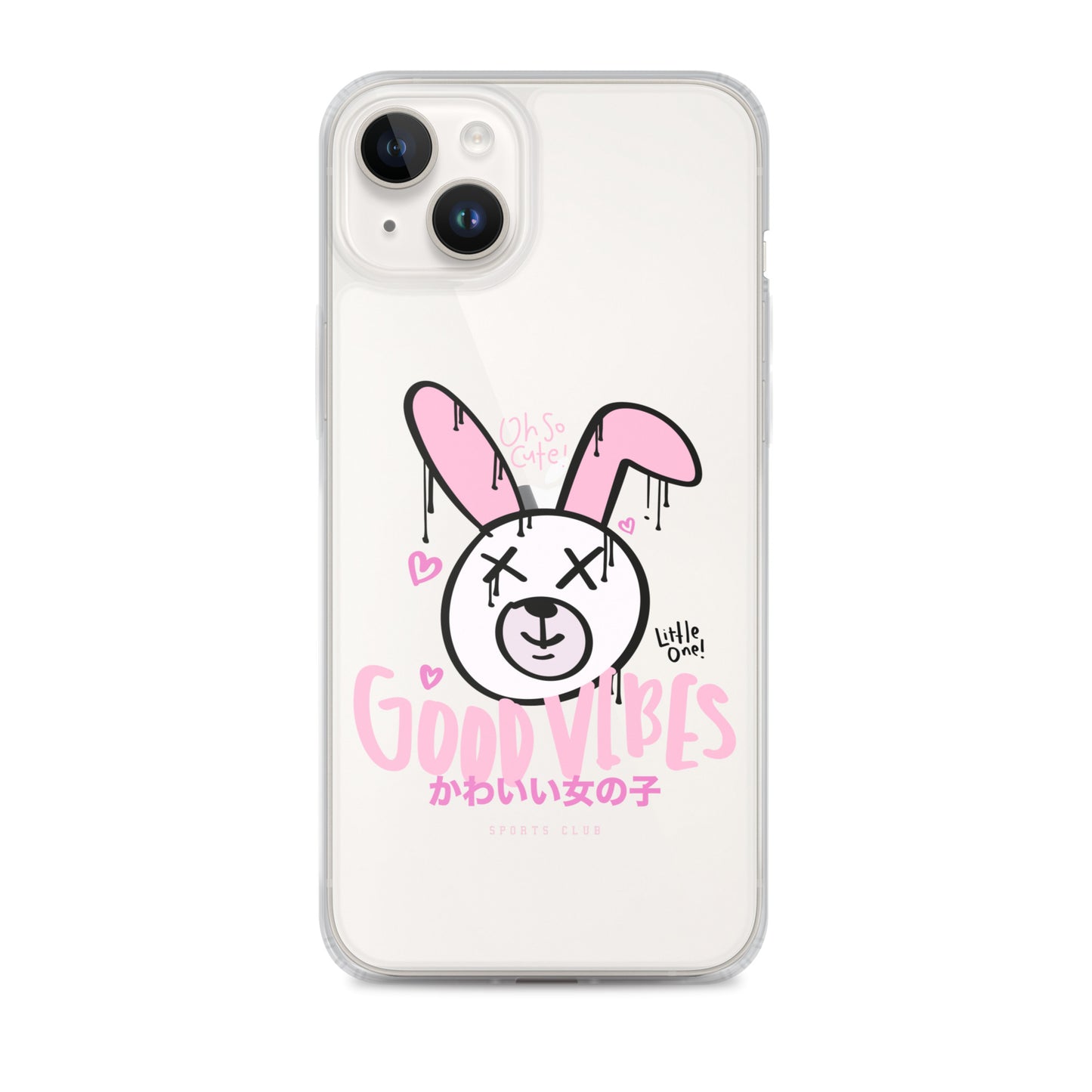 iPhone® Case - Rabbit with Good Vibes - iPhone12/15 - All Colours