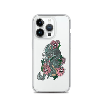 iPhone® Case - Dragon in Flower - iPhone12/15 - All Colours