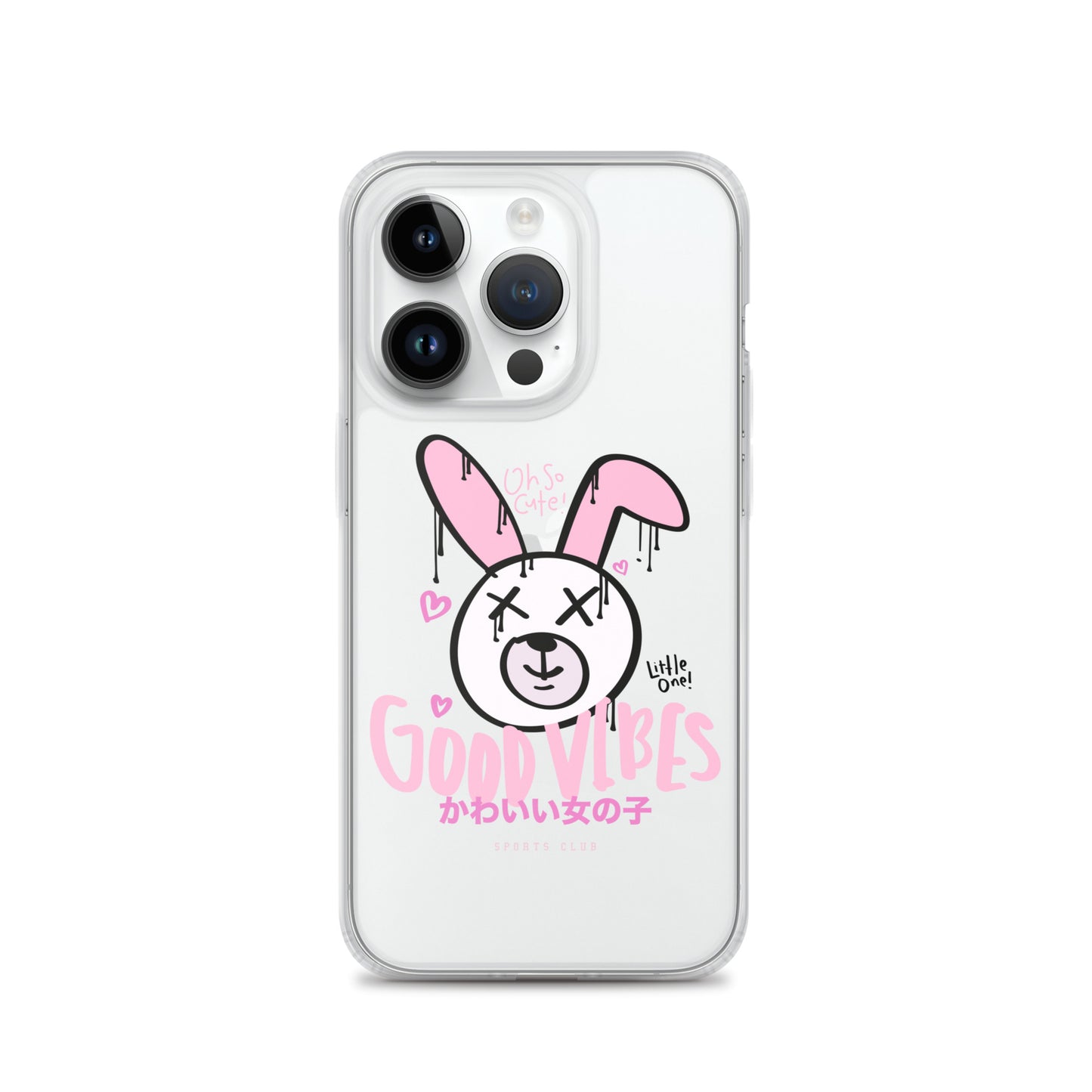 iPhone® Case - Rabbit with Good Vibes - iPhone12/15 - All Colours