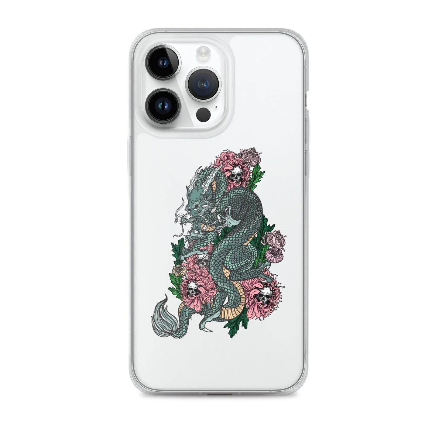 iPhone® Case - Dragon in Flower - iPhone12/15 - All Colours