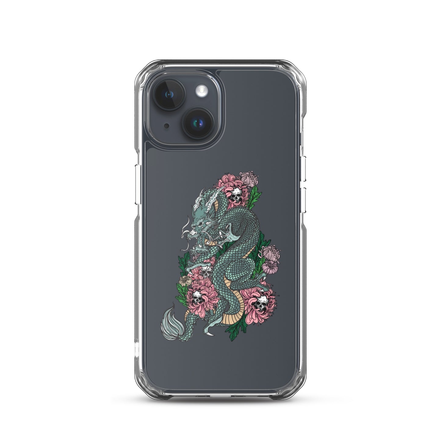 iPhone® Case - Dragon in Flower - iPhone12/15 - All Colours