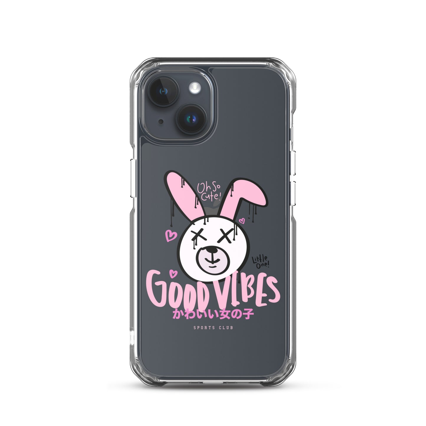 iPhone® Case - Rabbit with Good Vibes - iPhone12/15 - All Colours