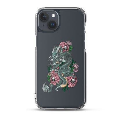 iPhone® Case - Dragon in Flower - iPhone12/15 - All Colours