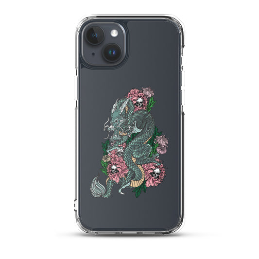 iPhone® Case - Dragon in Flower - iPhone12/15 - All Colours