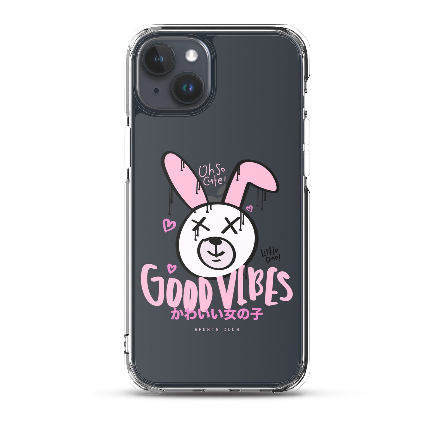 iPhone® Case - Rabbit with Good Vibes - iPhone12/15 - All Colours