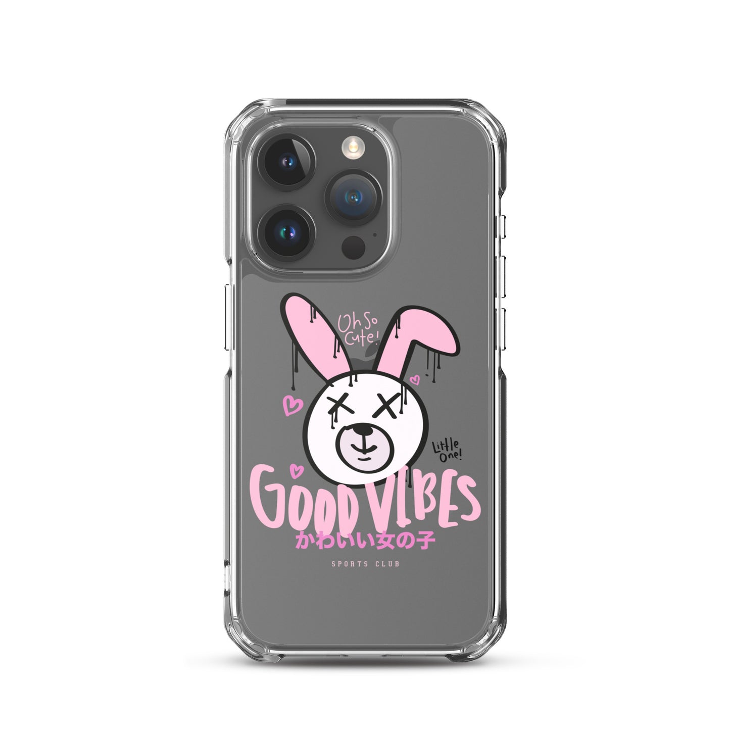 iPhone® Case - Rabbit with Good Vibes - iPhone12/15 - All Colours