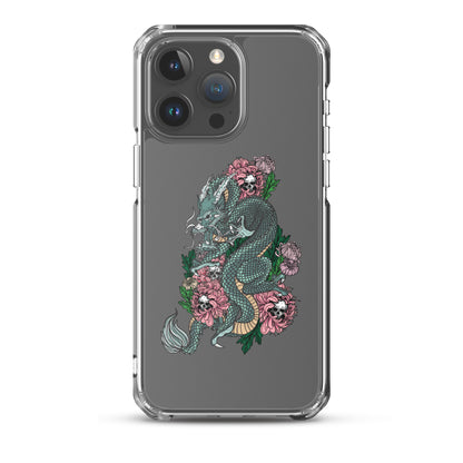 iPhone® Case - Dragon in Flower - iPhone12/15 - All Colours