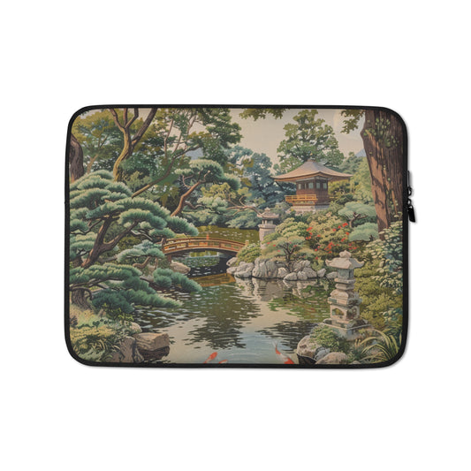 Laptop Sleeve - Japanese garden - 13'/15'inches