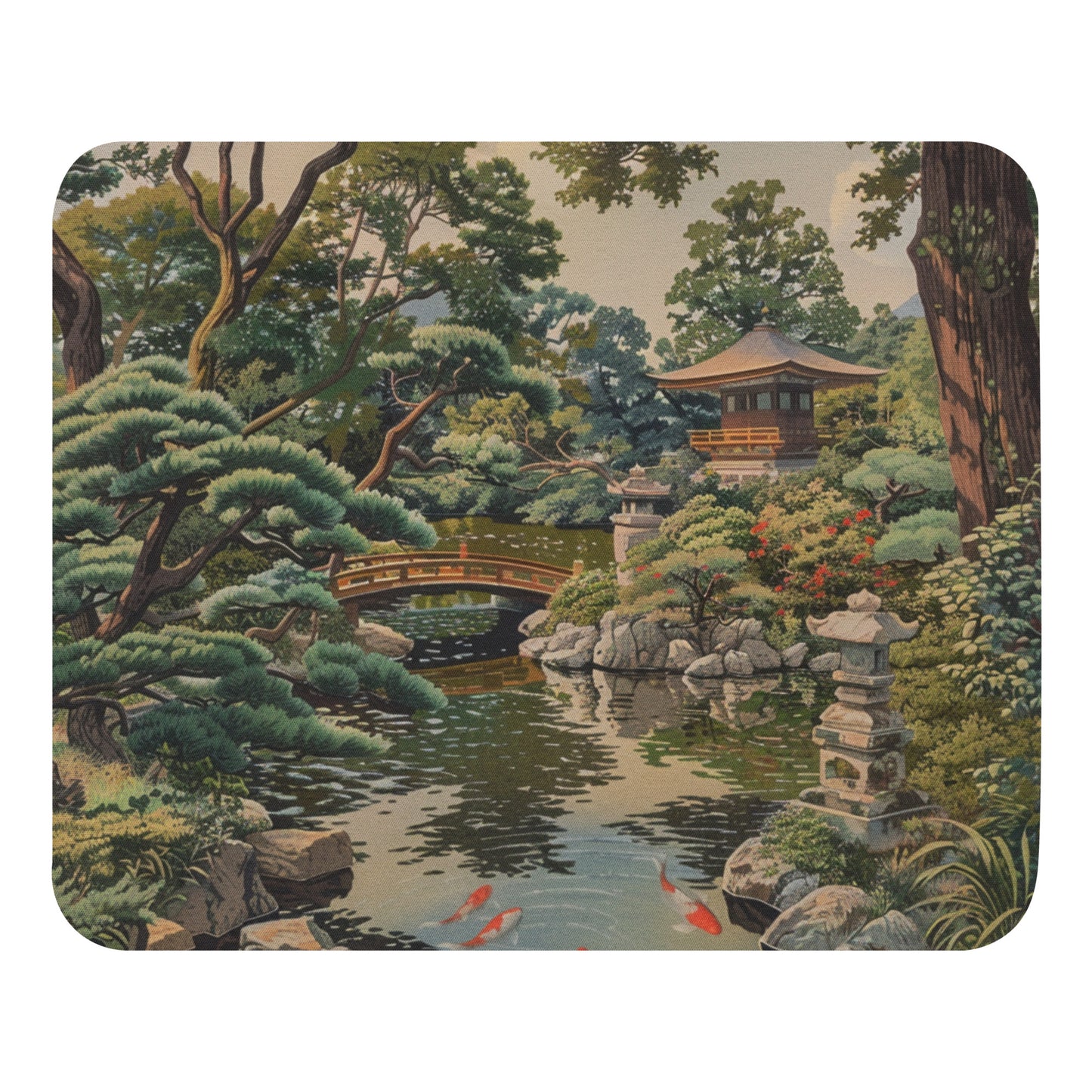 Mouse Pad - Japanese Garden - 22x18cm