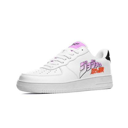 JJBA Logo Shoes Anime Shoes Kenshi Crew 3 Men / 4.5 Women 