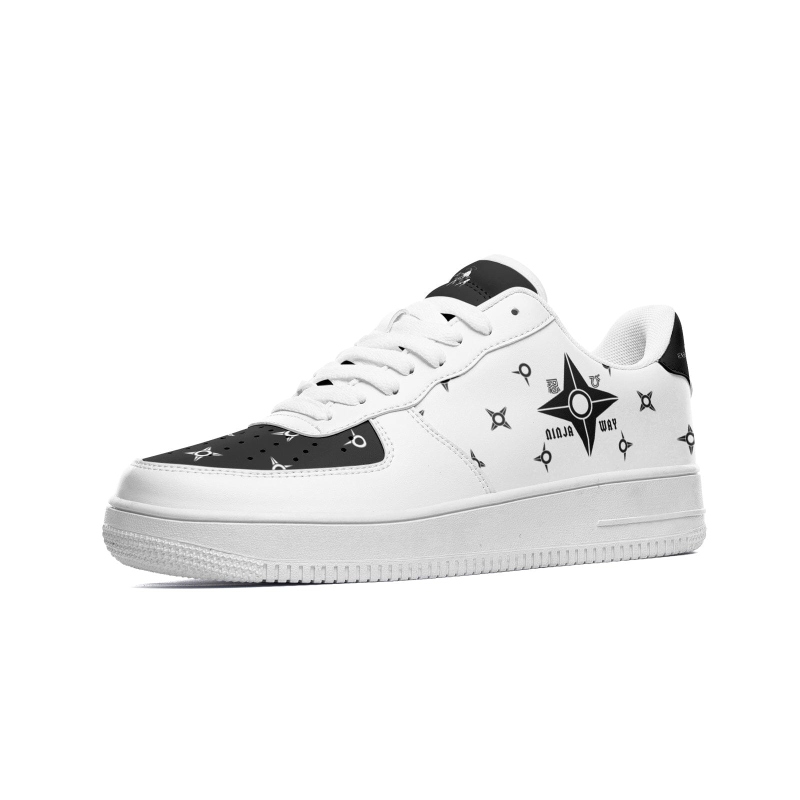 Ninja Shoes Low-Top Sneakers Kenshi Crew White 3 Men / 4.5 Women 