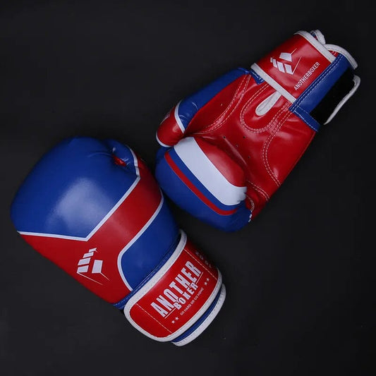 USA Style Premium Design Boxing Training Gloves Boxing Training Gloves Kenshi Crew Blue 4oz 